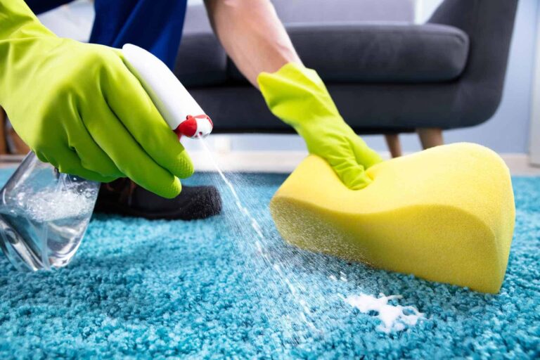 DIY Carpet Cleaning with baking soda and vinegar 