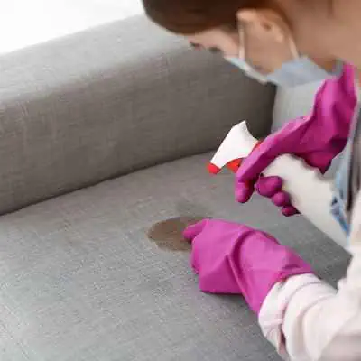 Spot Cleaning with Suitable Fabric Cleaners