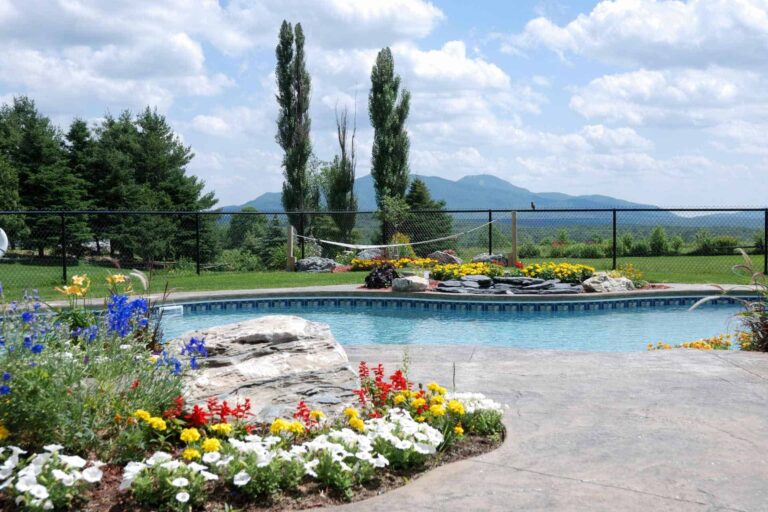 Examples of Low Maintenance Pool Landscape Design