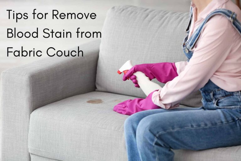 How To Get Period Blood Out Of Grey Couch?