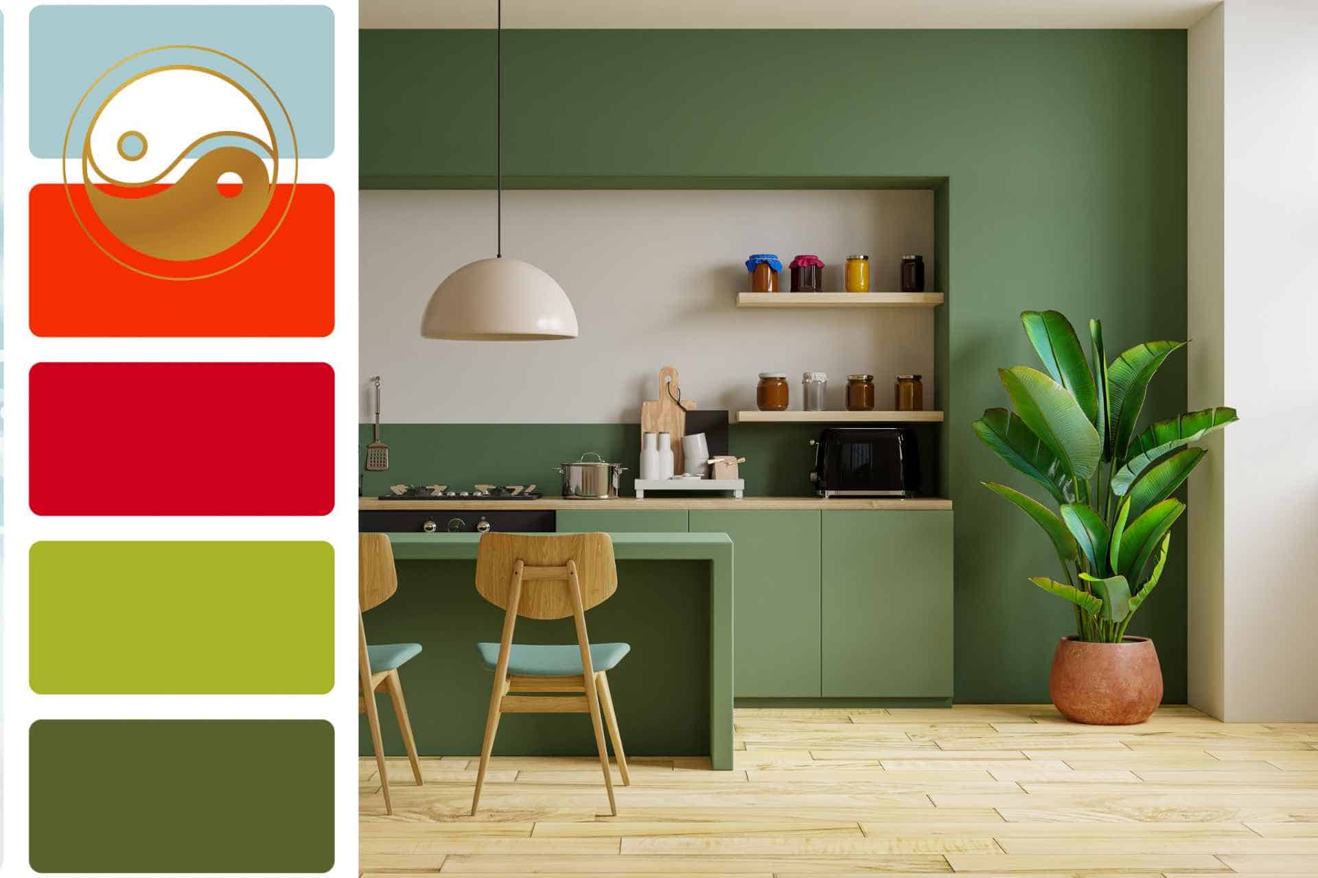 what is the best feng shui color for a kitchen?